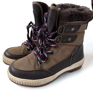 Pajar Brown and Black Winter Boots